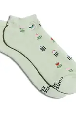 Conscious Step Ankle Socks that Plant Trees (Green Tulips)