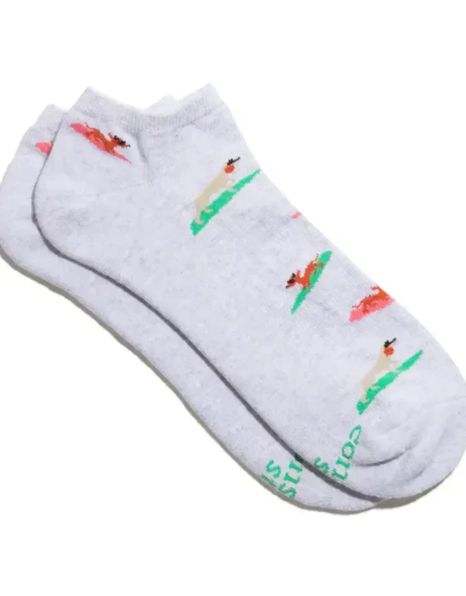 Conscious Step Ankle Socks that Save Dogs (Surfing Pups)