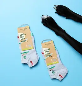 Conscious Step Ankle Socks that Save Dogs (Surfing Pups)