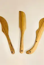 Harkiss Designs Olive Wood Butter Spreader (Assorted)