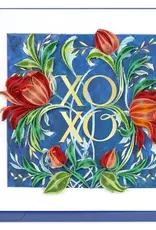 Quilling Card Quilled XOXO Roses Greeting Card