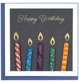 Quilling Card Quilled Make-a-Wish Candles Greeting Card