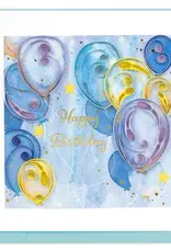 Quilling Card Quilled Balloons & Stars Greeting Card
