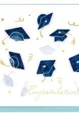 Quilling Card Quilled Congrats Grad Caps Greeting Card