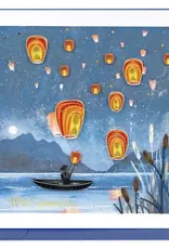 Quilling Card Quilled Sympathy Lanterns Greeting Card