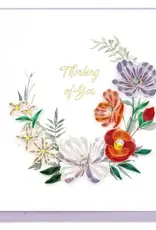 Quilling Card Quilled Thinking of You Floral Greeting Card