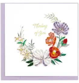 Quilling Card Quilled Thinking of You Floral Greeting Card