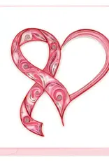 Quilling Card Quilled Breast Cancer Awareness Greeting Card