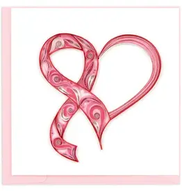 Quilling Card Quilled Breast Cancer Awareness Greeting Card