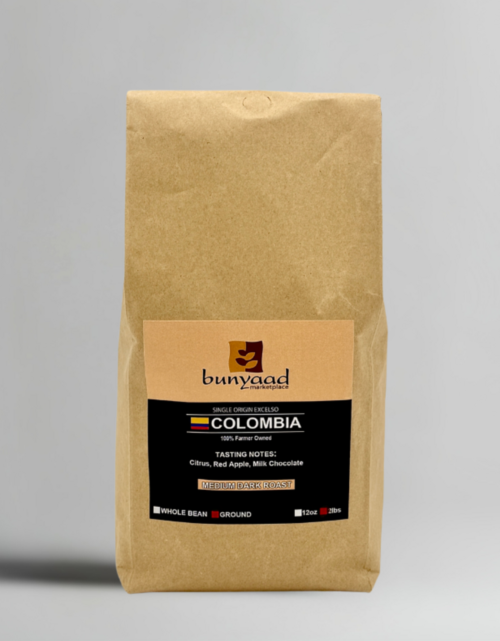 Lenca Coffee Roasters Bunyaad Colombia Coffee - 2lb Ground