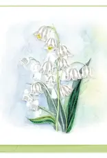 Quilling Card Quilled Lily of the Valley Greeting Card