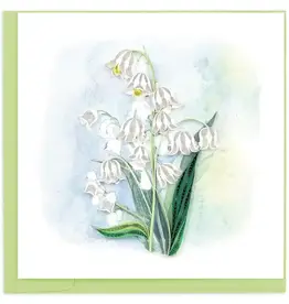 Quilling Card Quilled Lily of the Valley Greeting Card