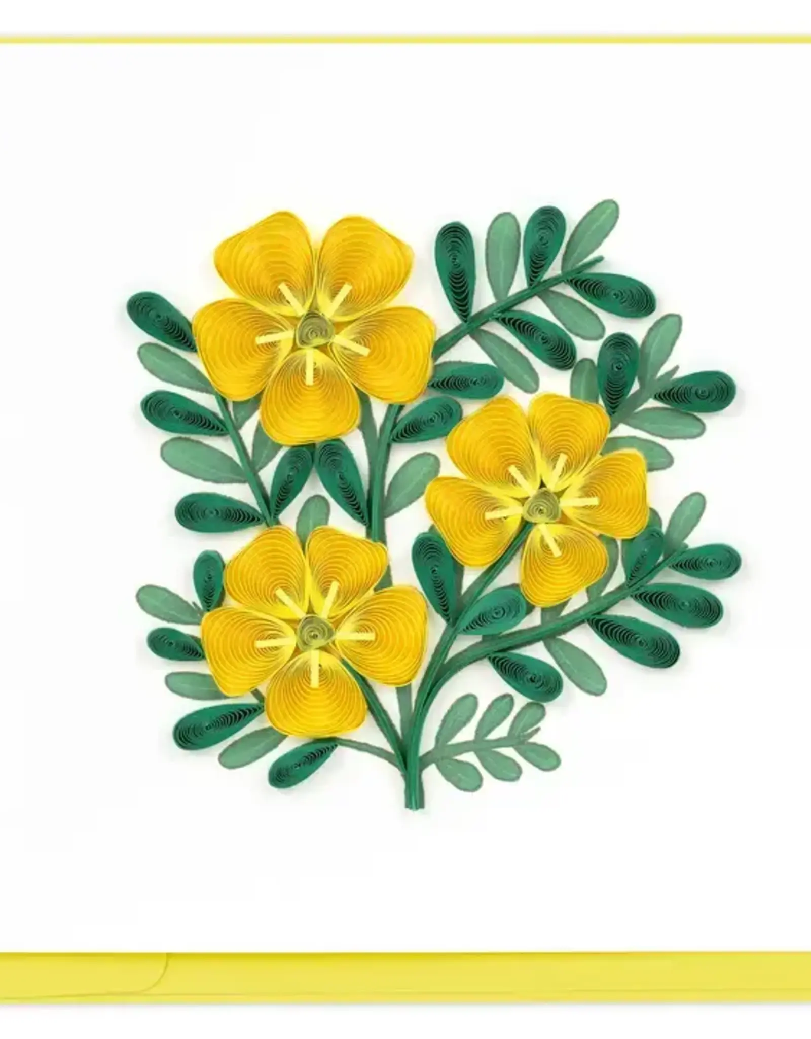 Quilling Card Quilled Al Samer Flower Greeting Card