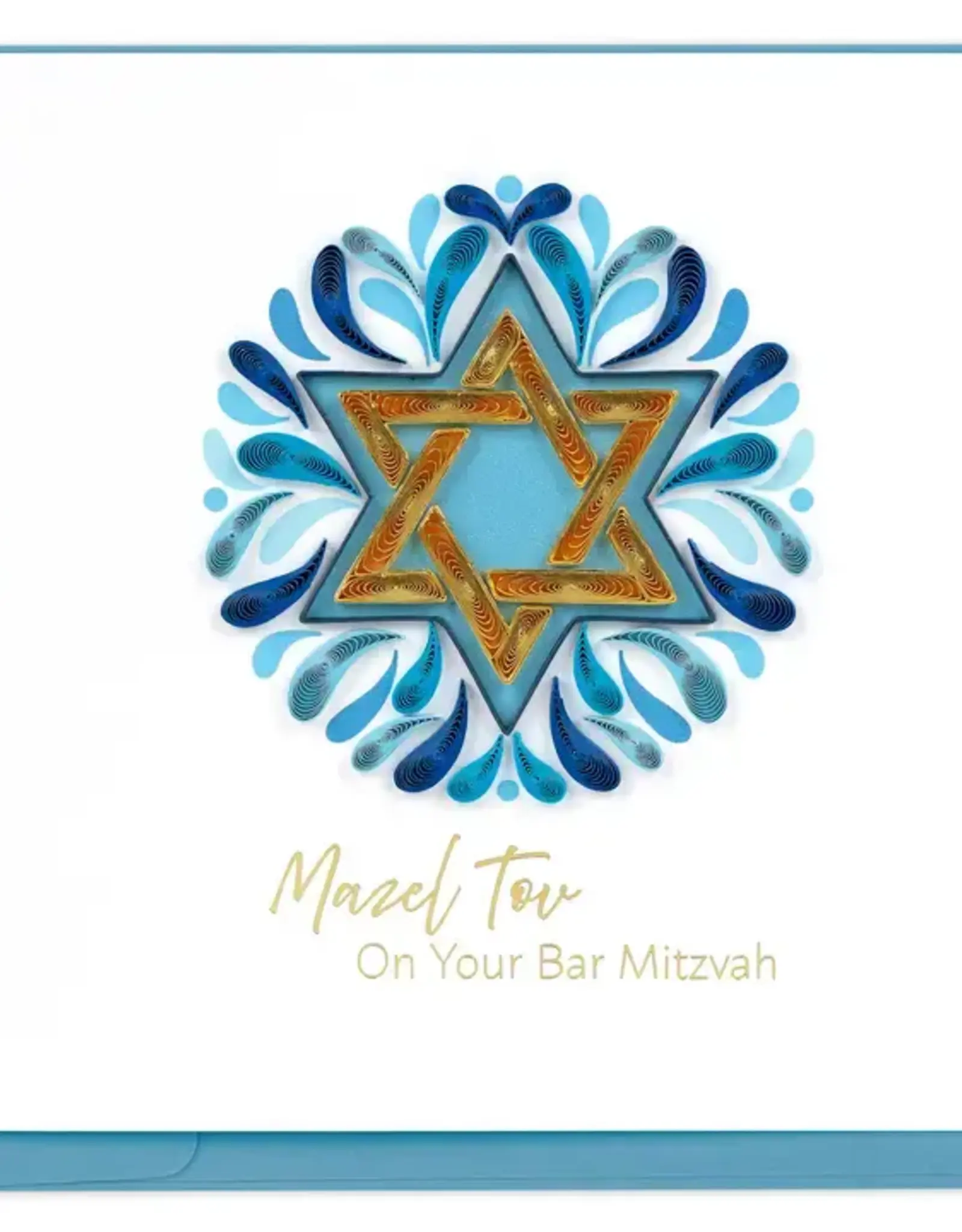 Quilling Card Quilled Bar Mitzvah Greeting Card