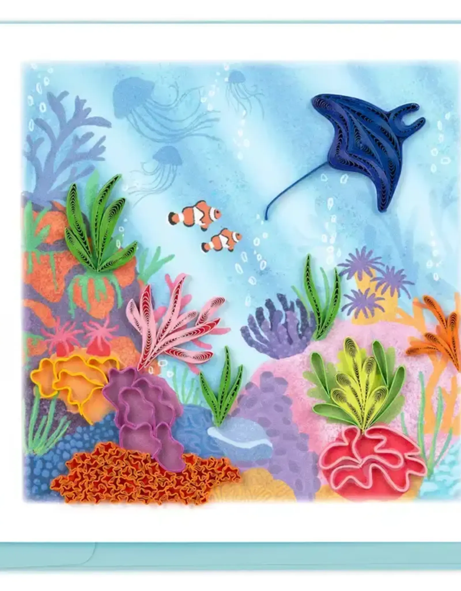 Quilling Card Quilled Coral Reef Greeting Card