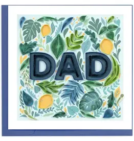 Quilling Card Quilled Botanical DAD Greeting Card