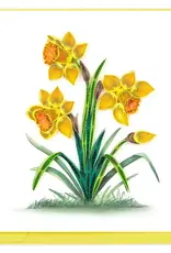 Quilling Card Quilled Daffodils Greeting Card