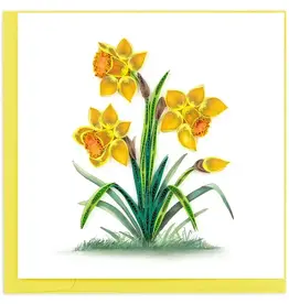 Quilling Card Quilled Daffodils Greeting Card