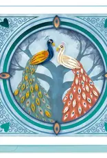 Quilling Card Quilled Peacock Pair Greeting Card