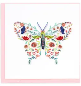 Quilling Card Quilled Floral Butterfly Greeting Card