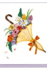 Quilling Card Quilled April Showers Greeting Card