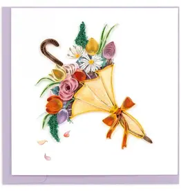 Quilling Card Quilled April Showers Greeting Card