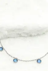 Starfish Project Guiding Lights Necklace in Silver & Blue