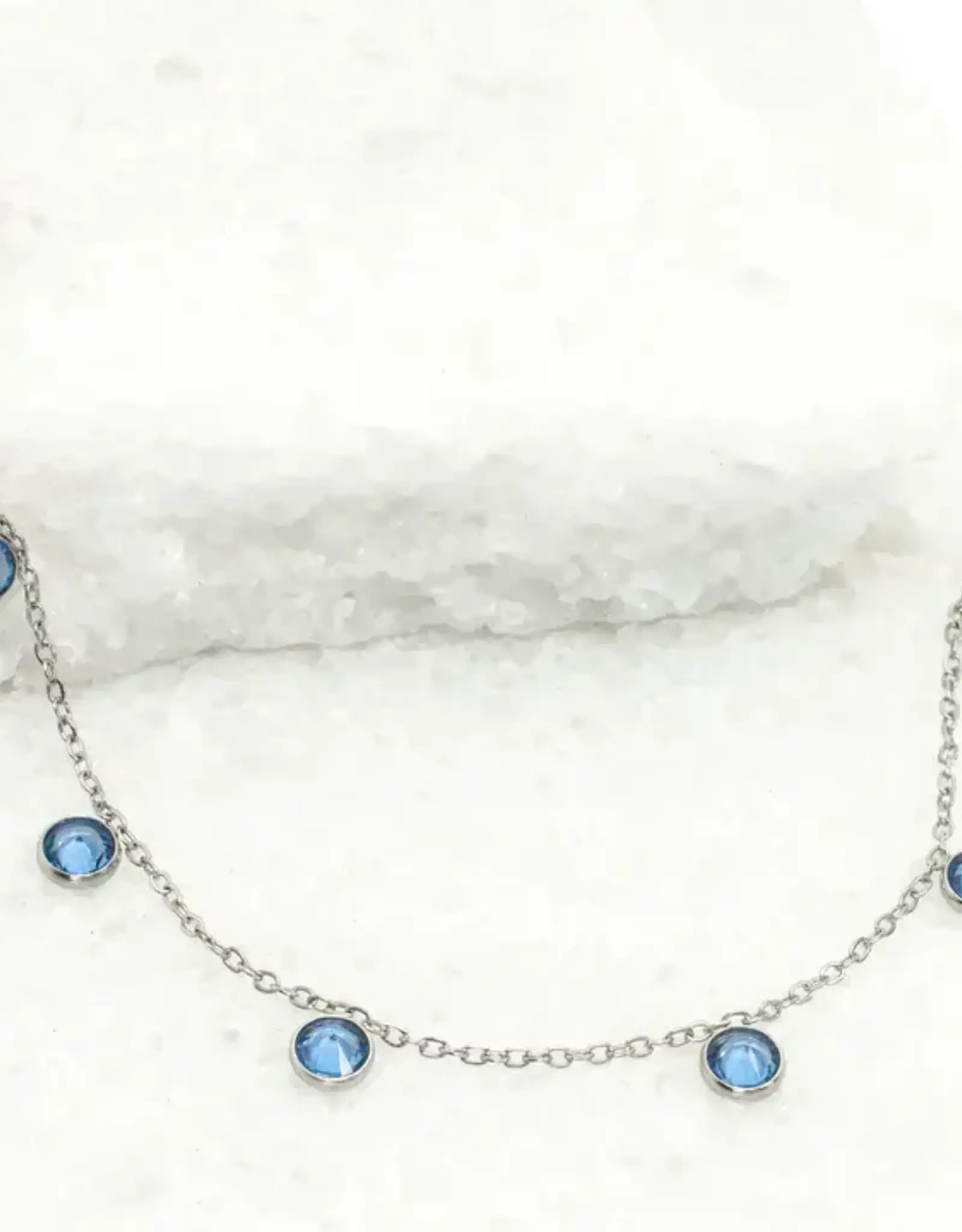 Starfish Project Guiding Lights Necklace in Silver & Blue