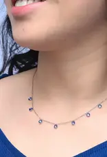 Starfish Project Guiding Lights Necklace in Silver & Blue