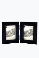 Bunyaad Pakistan Dark Red Oak Wood Frame - Gift Enclosure Duo Hinged