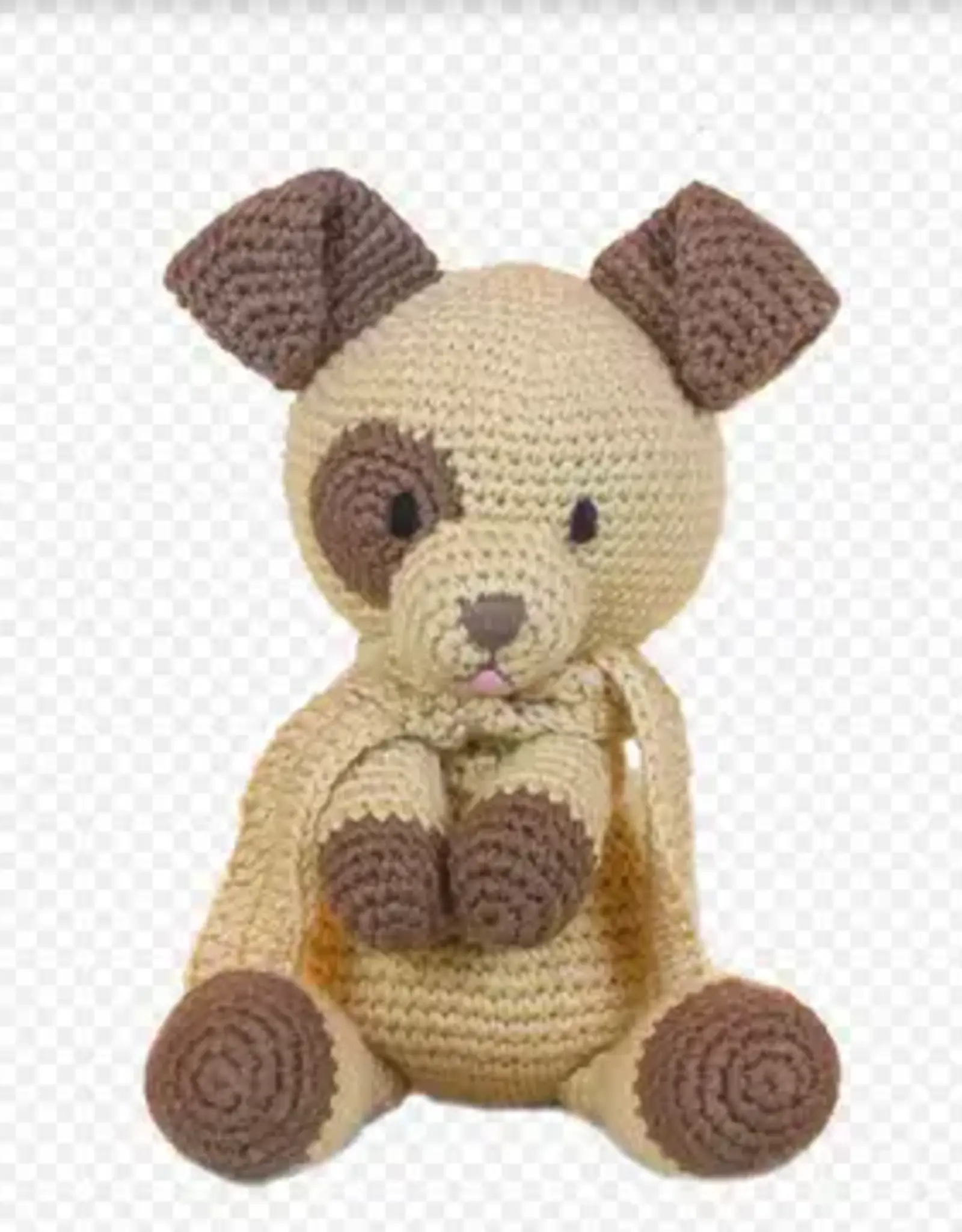 Silk Road Bazaar Knit Puppy Dog Doll