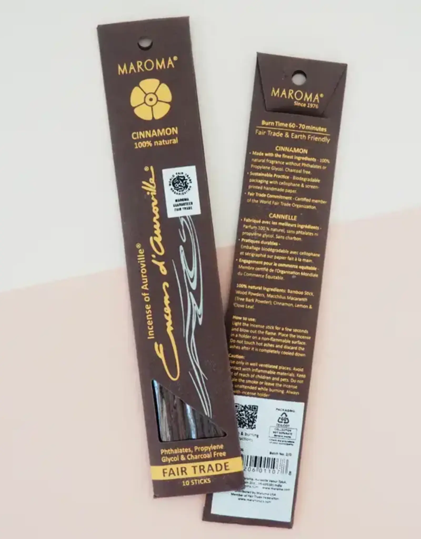 Maroma Premium Stick Incense -Cinnamon