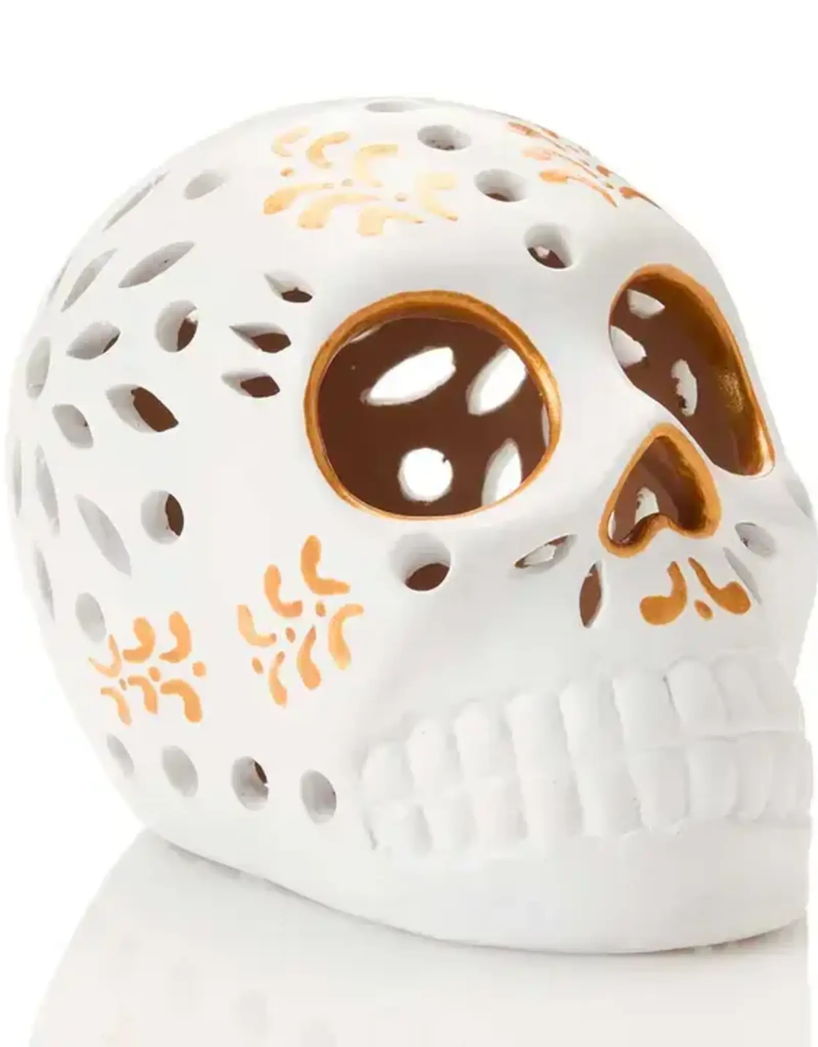 Serrv Floracion Skull Lantern