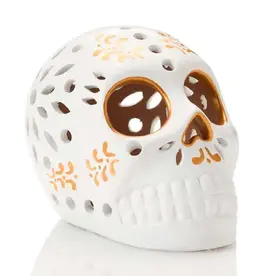 Serrv Floracion Skull Lantern