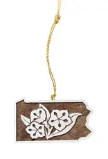Matr Boomie Pennsylvania State Mountain Laurel Ornament
