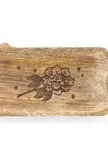 Matr Boomie Pennsylvania State Mountain Laurel Trinket Dish - Mango Wood