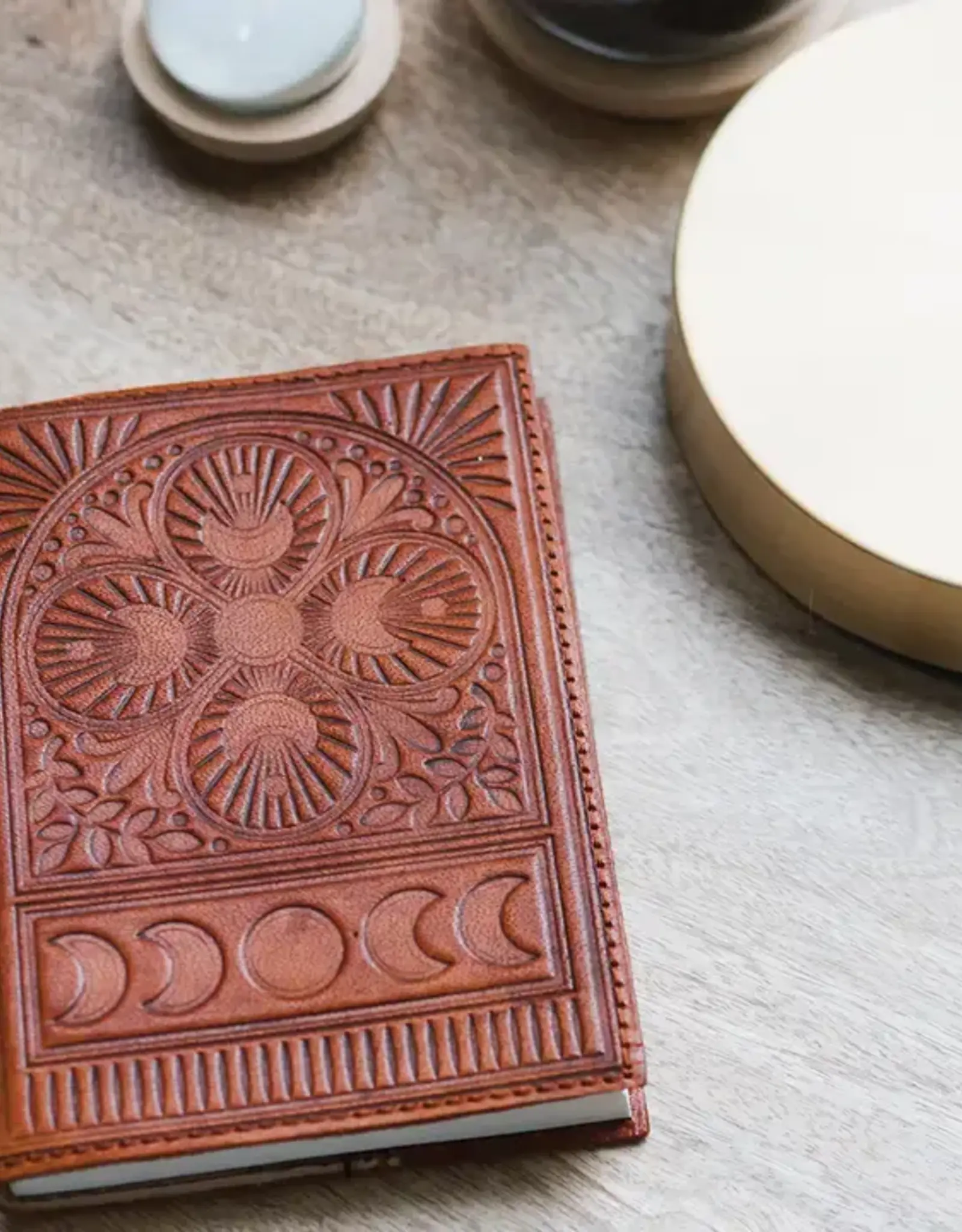 Matr Boomie Brown Leather Moon Phase Journal