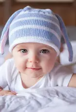 Melange Collection Hat With Bunny Ears - Blue