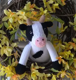 Melange Collection Knit Cow Toy