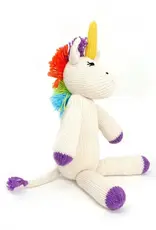 Melange Collection Knit Unicorn Toy