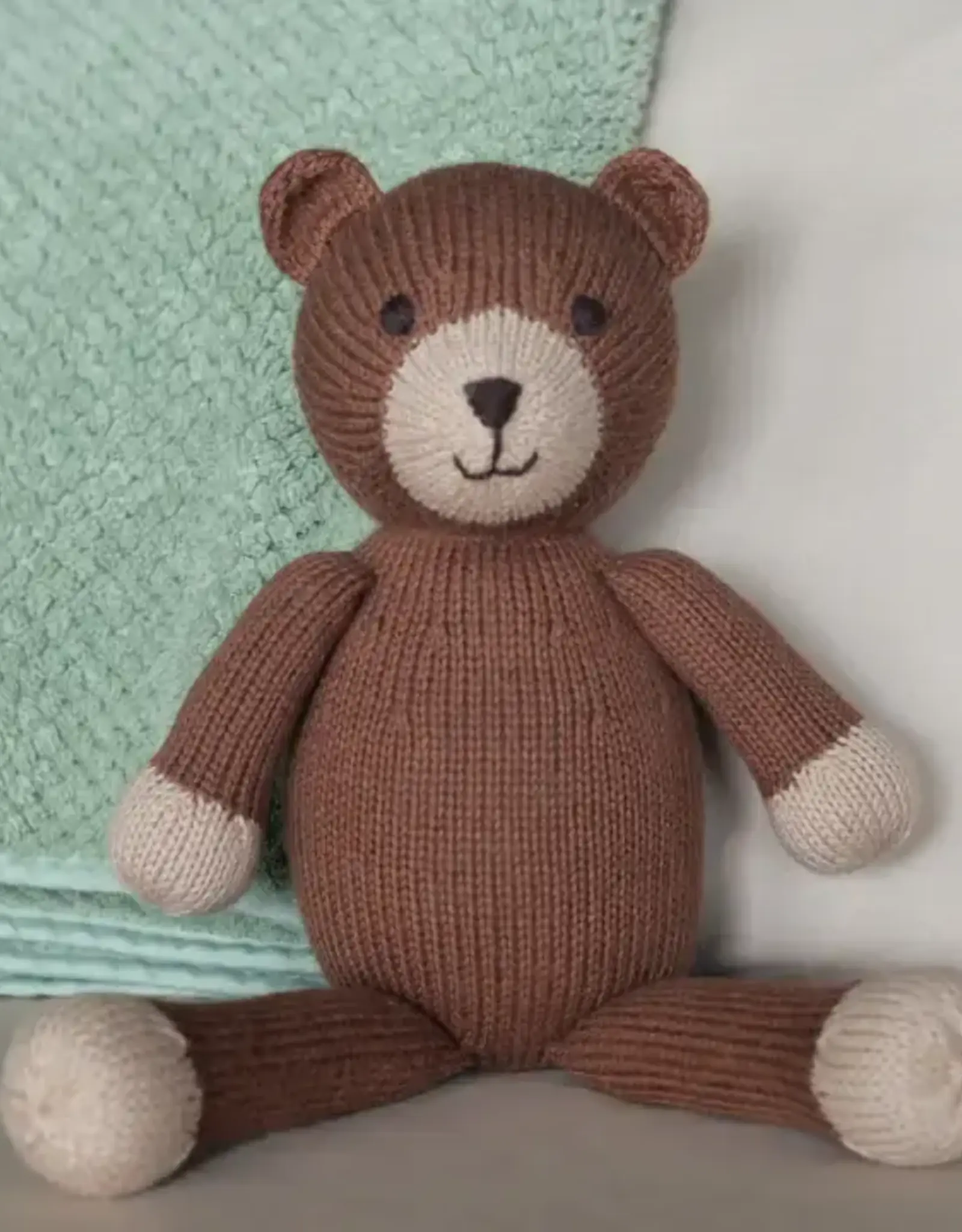 Melange Collection Knit Teddy Bear Toy