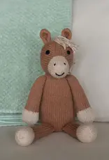 Melange Collection Knit Horse Toy