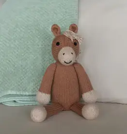 Melange Collection Knit Horse Toy
