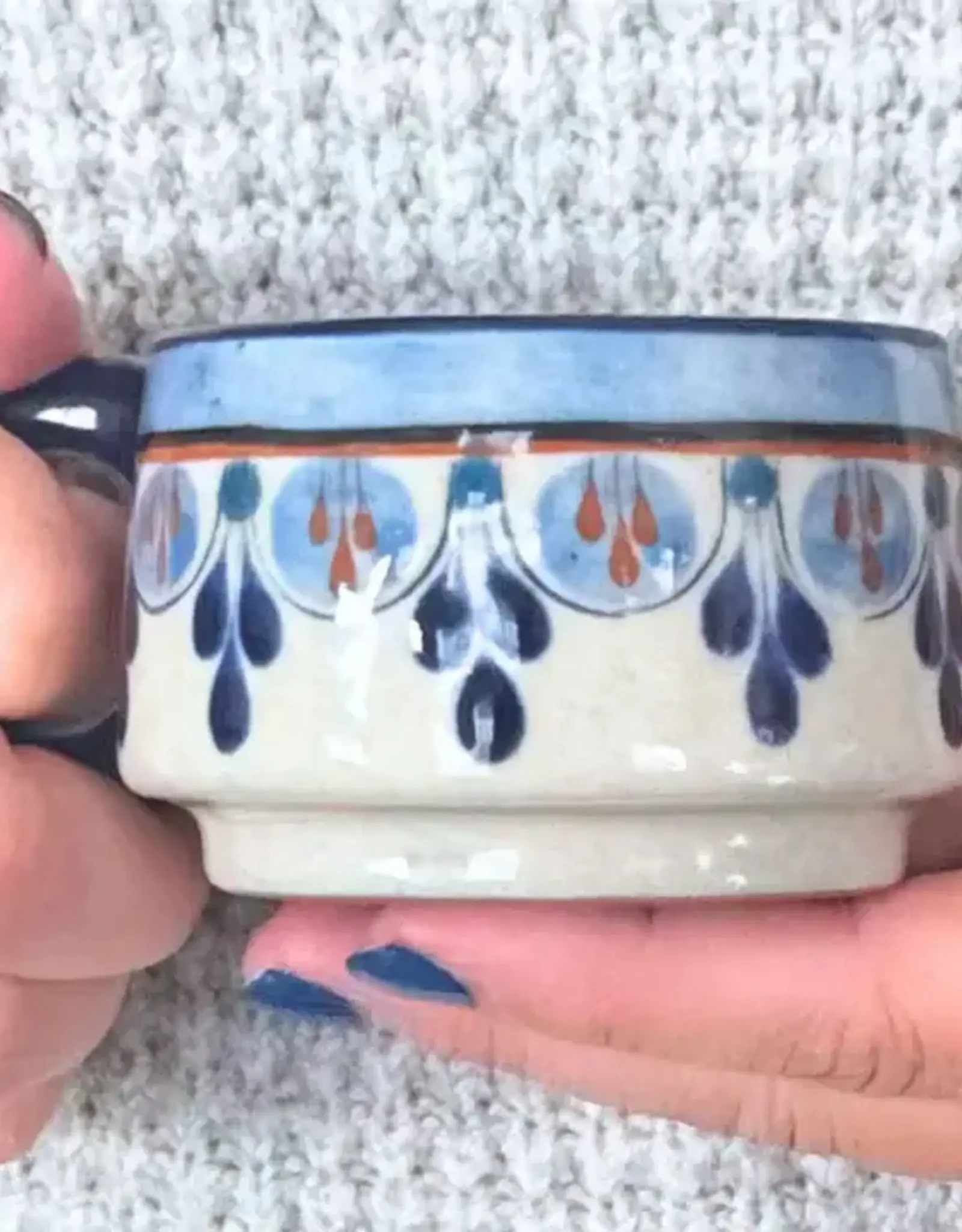 Lucia's Imports Hand Painted Cortado Cup