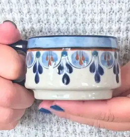 Lucia's Imports Hand Painted Cortado Cup