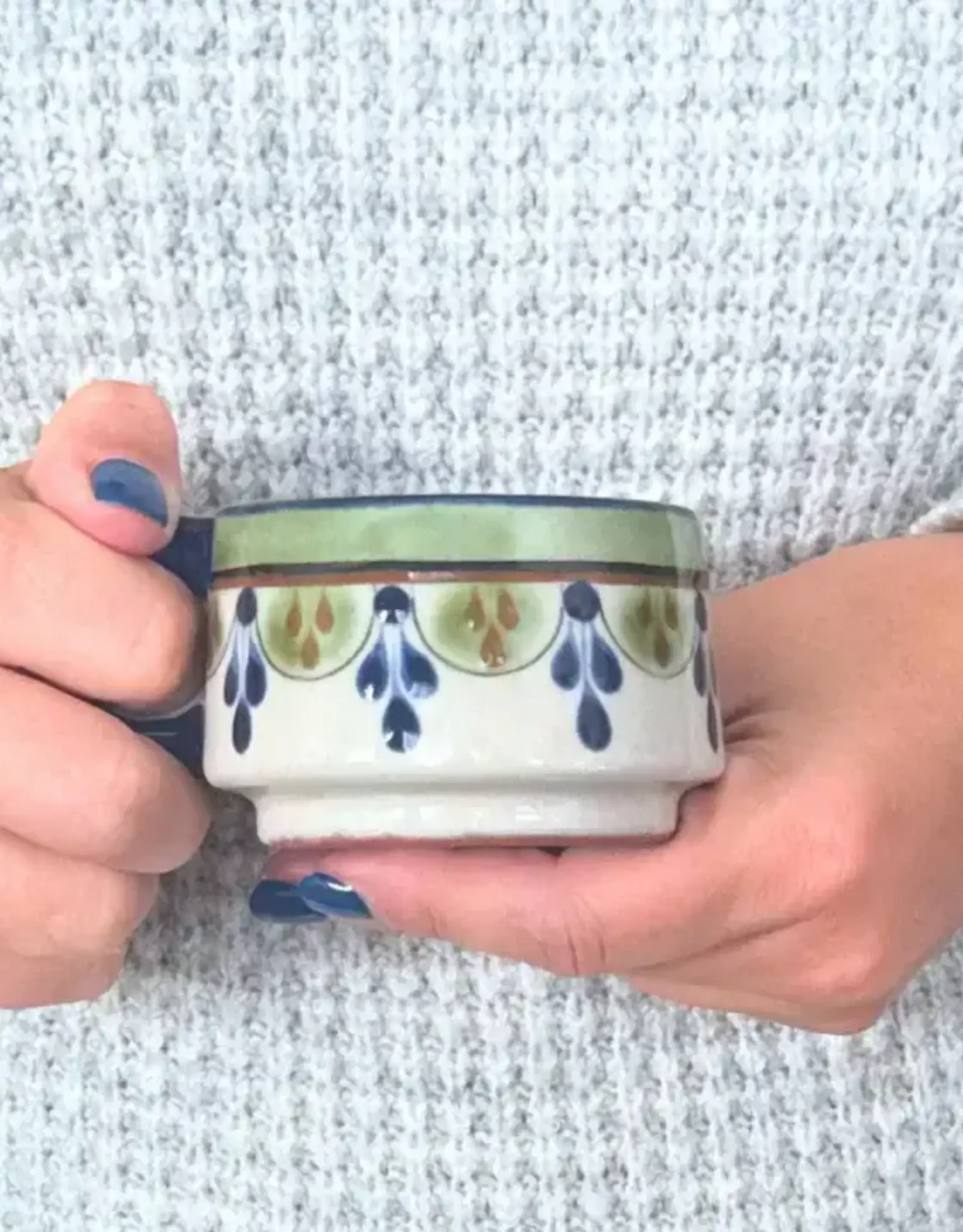 Lucia's Imports Hand Painted Cortado Cup