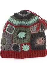 Lost Horizons Aria Wool Slouch Hat (Red)