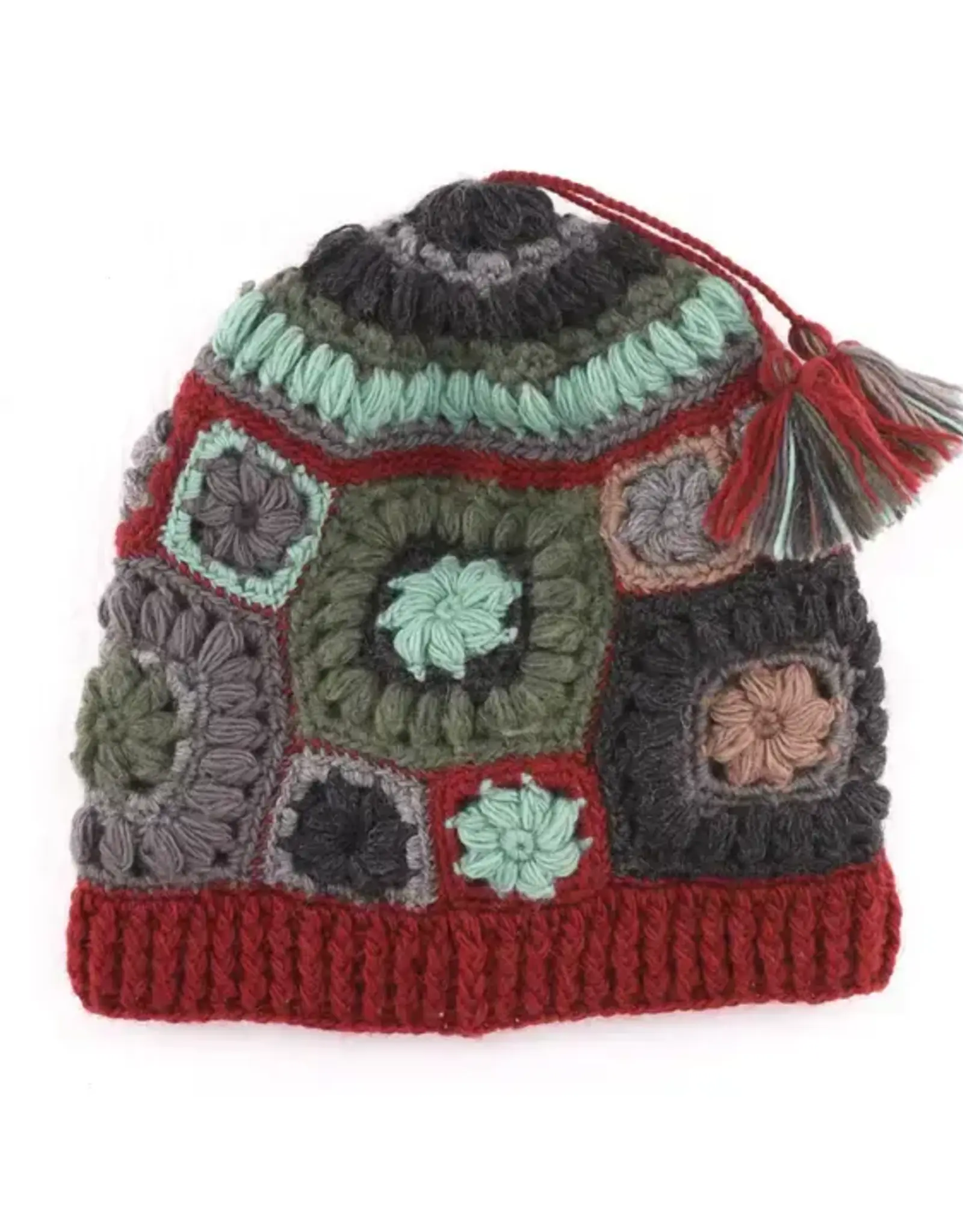 Lost Horizons Aria Wool Slouch Hat (Red)