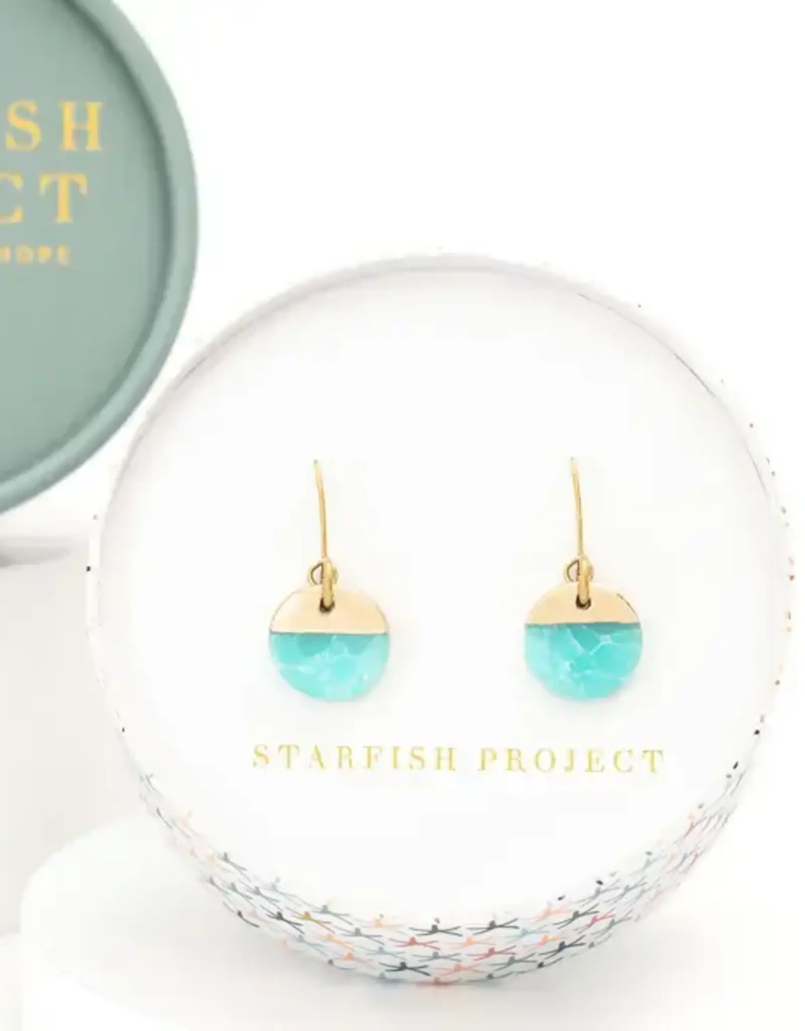 Starfish Project Refresh Earrings in Aqua