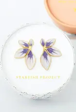 Starfish Project Flourish Lavender Leaf Earrings